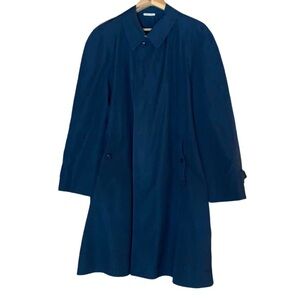 Vintage Brooks Brothers dark blue trench coat Size 42